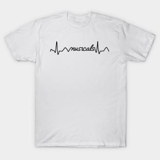 Musicals heartbeat T-Shirt